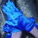 Adorable PROM dress FORMAL gloves in stain with cute BOWS