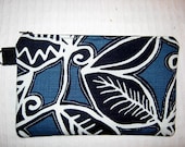 Wallet Wristlet: Primitive Ikat Blue