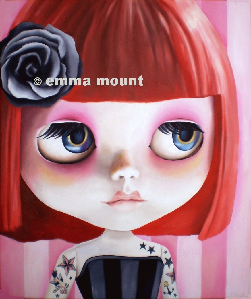 Blythe Doll limited edition print 3/50 Ruby the Jewell