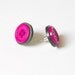 HAPPY BUTTON ear studs posts (Limited Edition), last 2 pairs