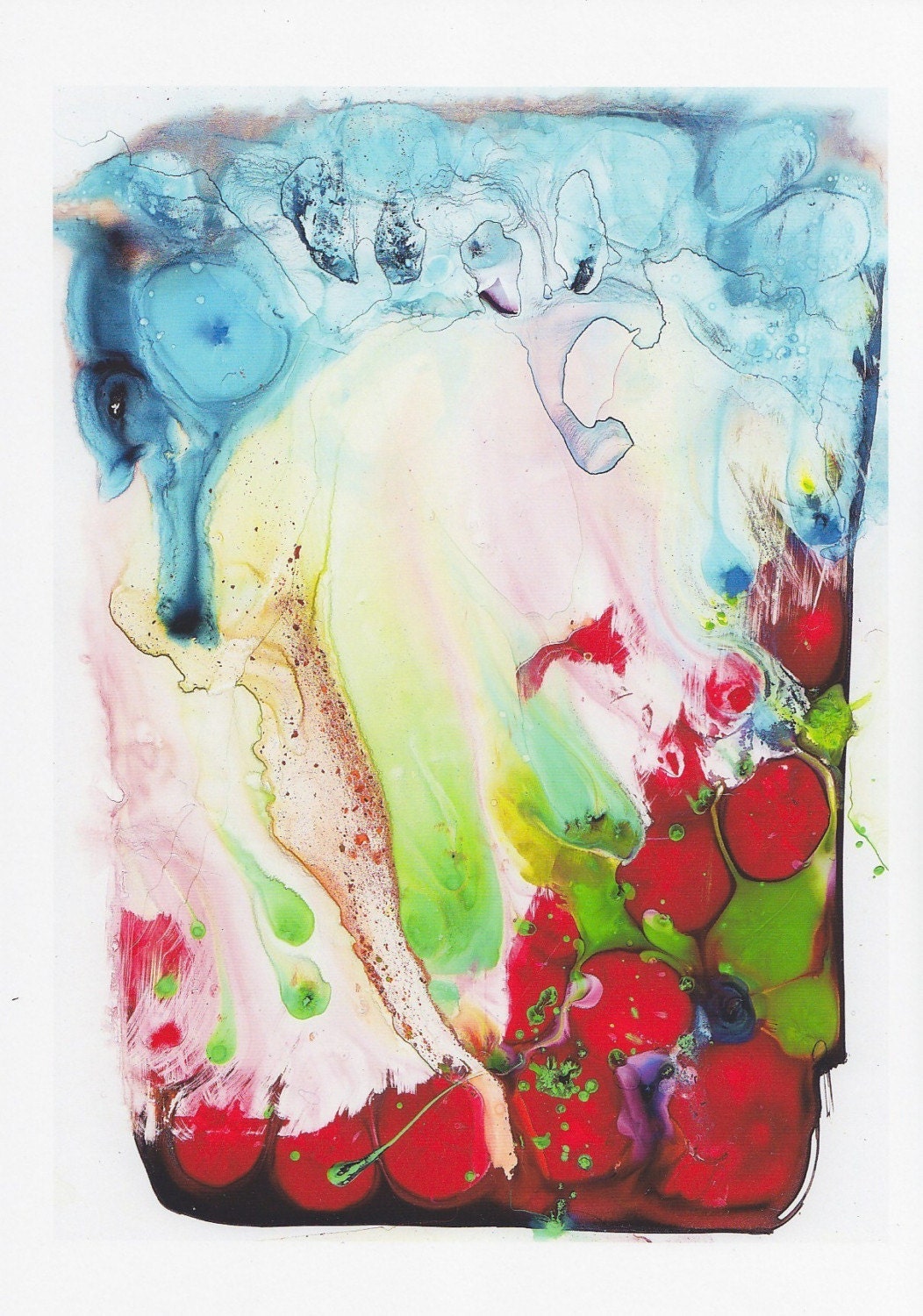 I Spilt My Cordial 1981  PRINT