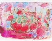 Pink Abstract Art  Print (Poolside 1983)