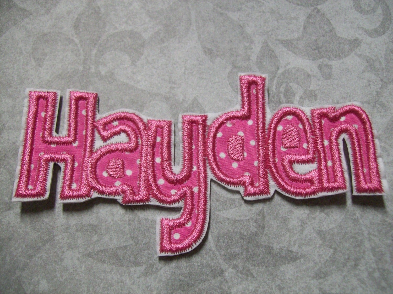 Iron On Applique - Name Letters