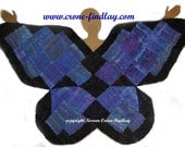 Woven Gossamer Wings Butterfly shawl pdf pattern