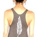 Feather - American Apparel Racerback Tank Top - XS, Small, Medium, Large