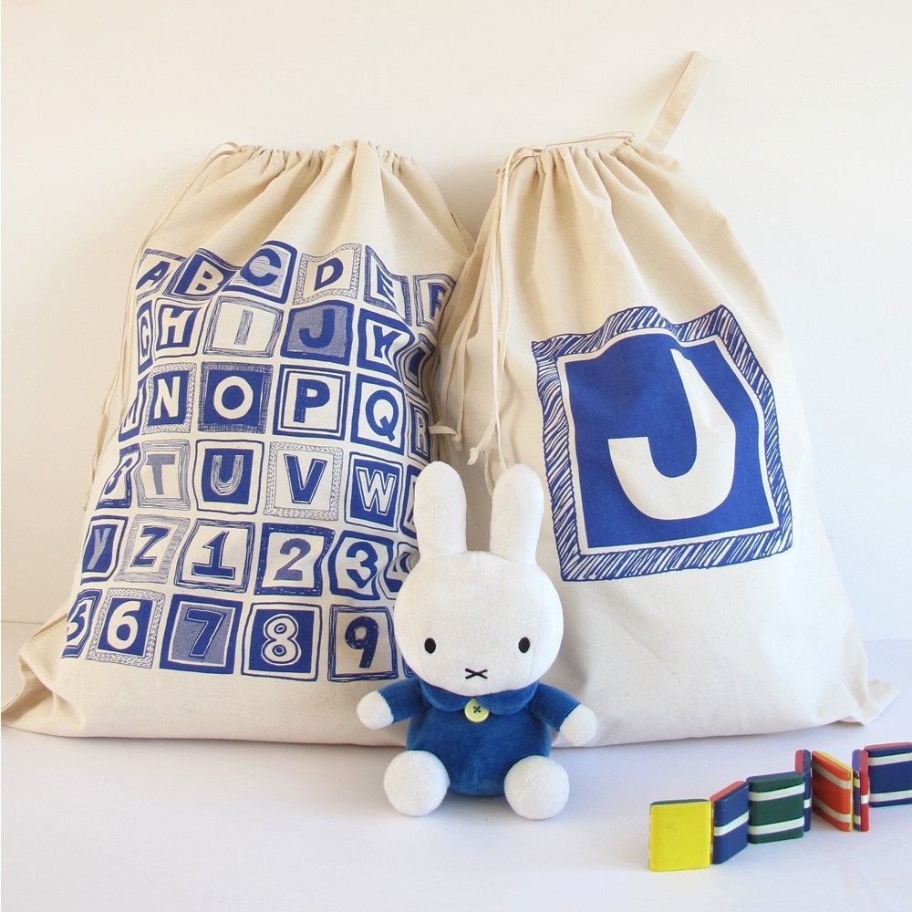 Personalised Toy Sack, Super Size Laundry Bag for Children