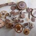 Vintage WATCH PARTS gears - Steampunk parts - h11 Listing is for all the watch parts seen in photos