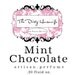 Mint Chocolate. a r t i s a n . p e r f u m e . o i l .Decadent Housewife.Cool crisp peppermint,vanilla bean frost,ribbons of milk chocolate