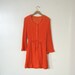 RESERVED for Joanne- Neon Orange MOD Knit Dress