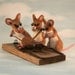 2012 TOBY Award 3 Blind Mice  with a Vintage Rat Trap Artist OOAK Doll Bear by ODACA Artist Stevi T