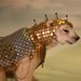 Alpaca Needle Felted Steampunk Panserbjorne Armored Ice Bear with Whiting & Davis Armor OOAK Artist Bear