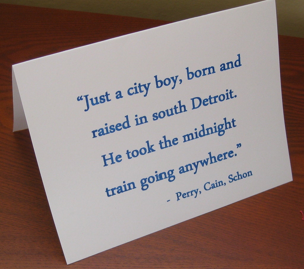Greeting Card, Thinking of You: Journey