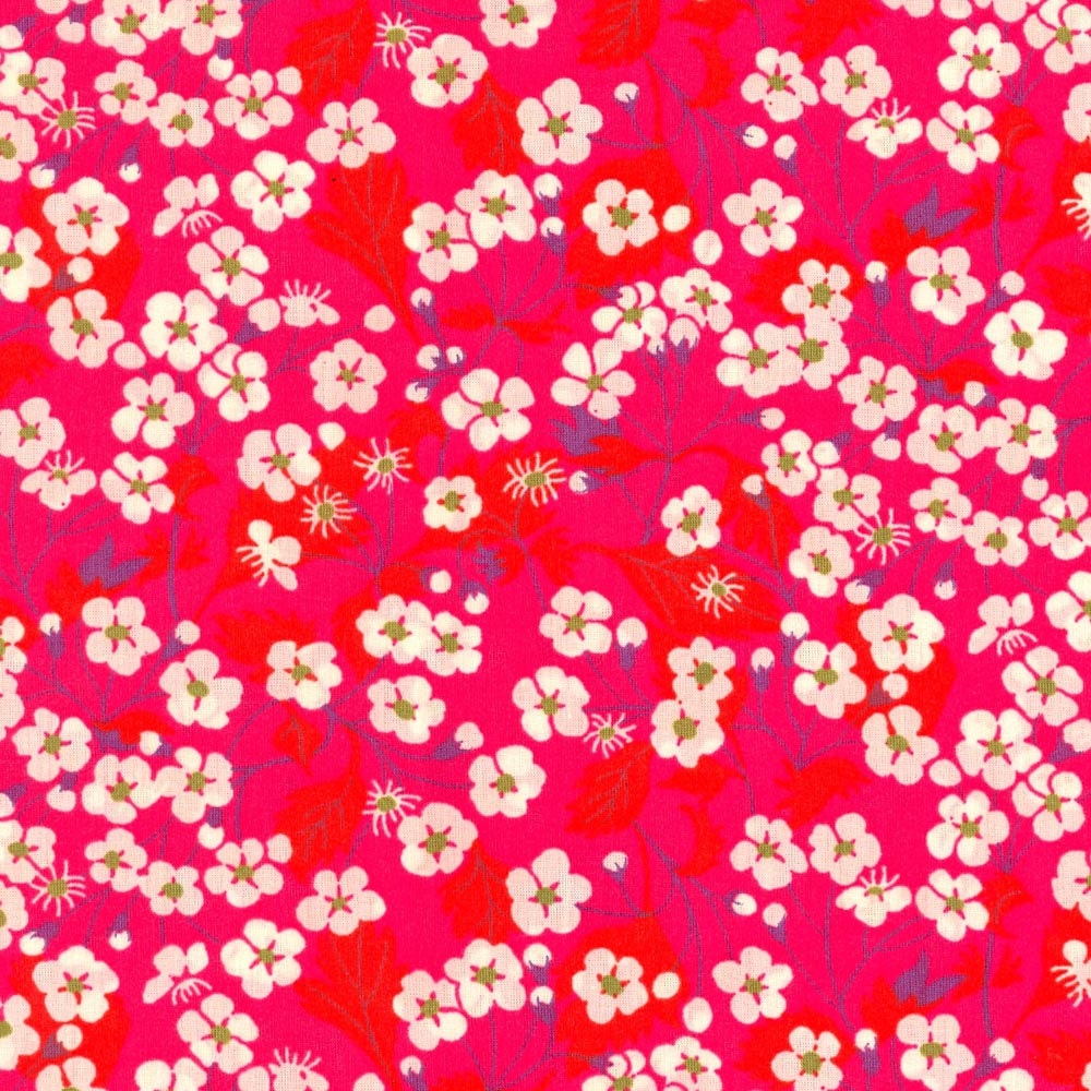 Liberty Fabric Mitsi Hot Pink Half Yard