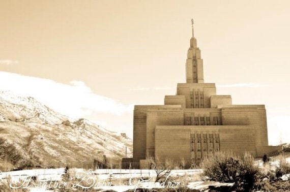 Draper Temple Original 11x14 Print