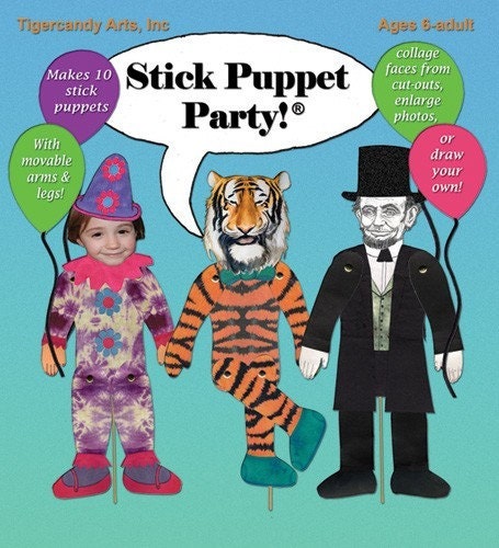 Stick Puppet Kit  Fun Party Activity