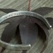 Mens thick cuff hand hammered with secret inscription