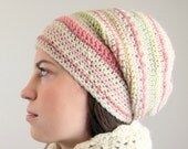 The Romantic - Slouch Gypsy Tam in Neutrals and Pastels