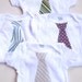 Little Man Tie Onesies- Custom Order For Dana