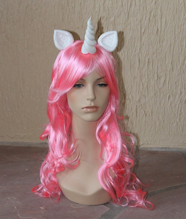 My Little Pony costume cosplay wig - Curly pink wig / unicorn / friendship is magic / pinkie pie / sweetie belle