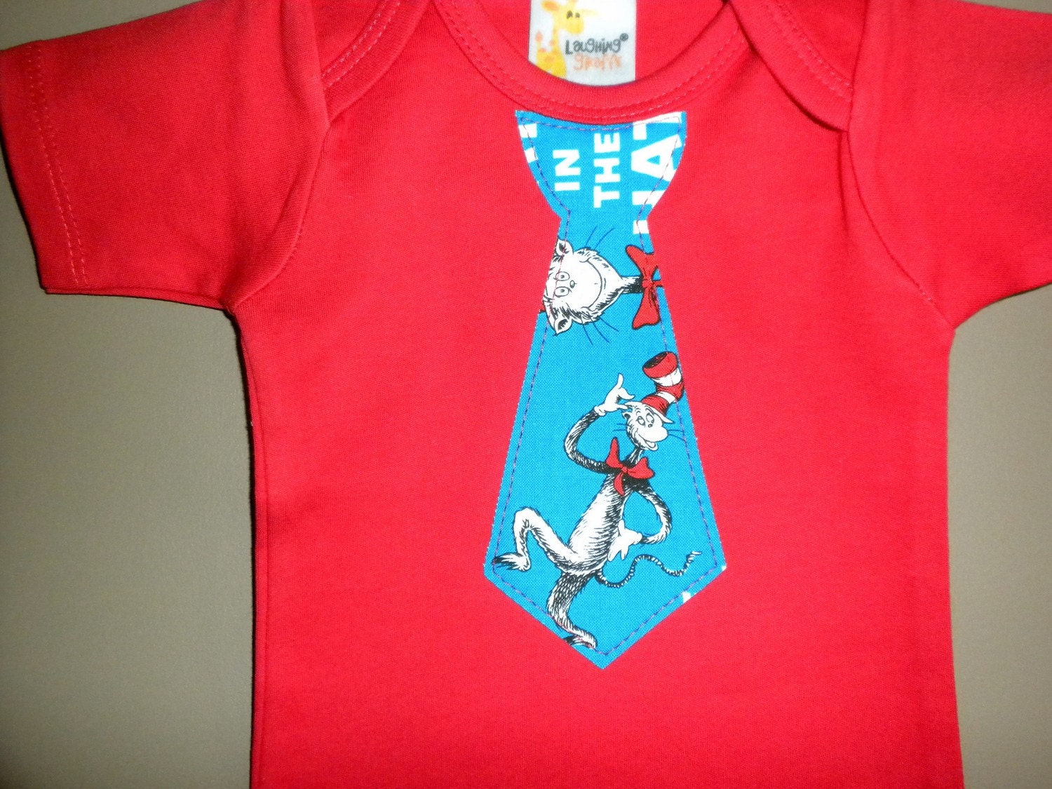 Dr. Seuss Cat in the Hat Tie s/s & l/s Red Shirt - 0/3 mos. - 5T