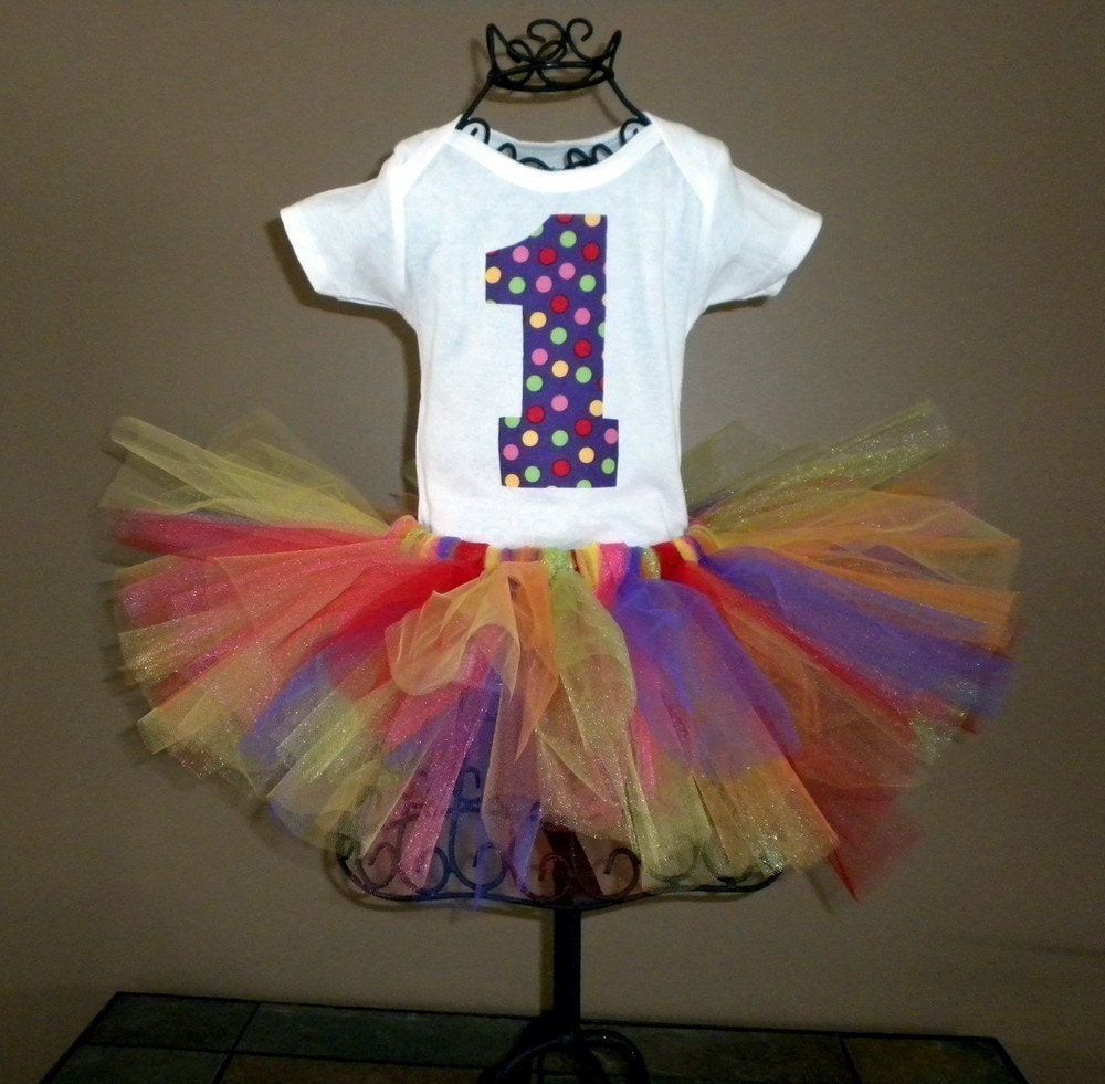 Tutti Fruiti First 1st Birthday Infant Tutu Outfit - 12 months