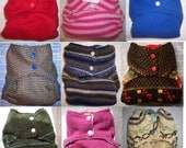 Set of 5 MamaBear BabyWear One Size Wool Diaper Covers