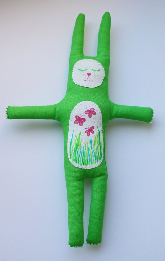 Bunny with Butterflies in the stomach