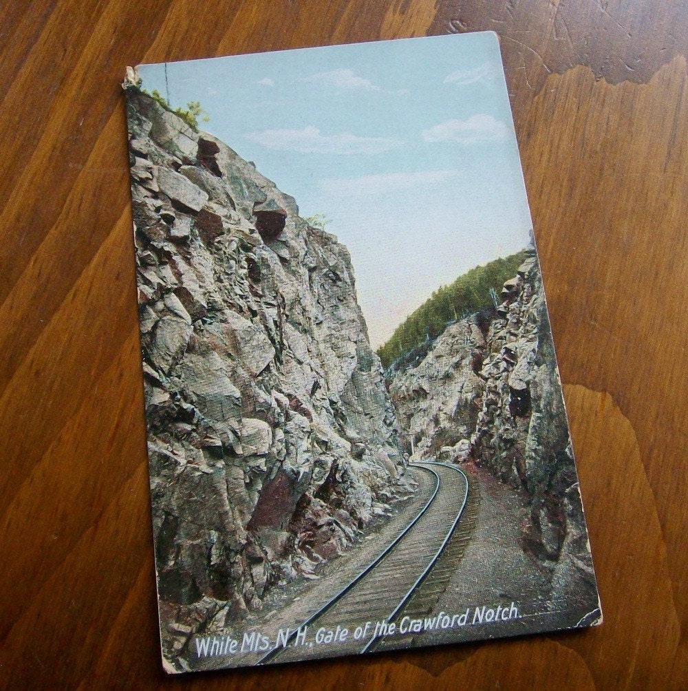 Penny Postcards White Mountains New Hampshire Early 20th Century Set of Three
