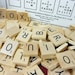 Vintage Scrabble Tiles 100 Wooden Letters Game Pieces Jewelry Supply Alphabet PeachyChicBoutique on Etsy