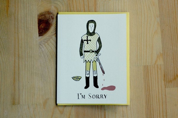 I'm Sorry Card
