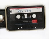 Mix Tape Cassette Tape Belt Buckle