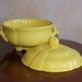 SALE  Luneville Yellow Porcelain Tureen