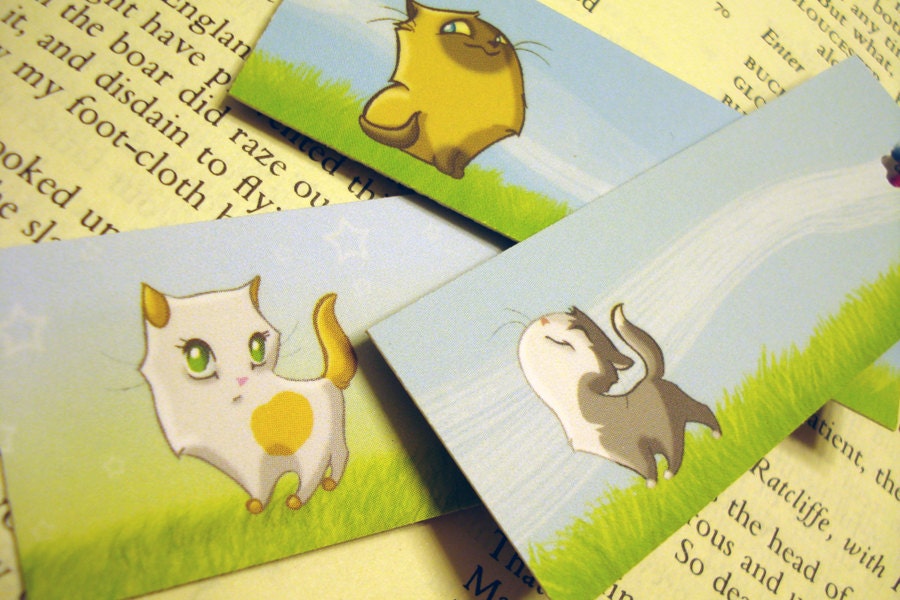 KITTEN Mini Bookmark Set