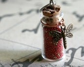 The Lucky Dragonfly Bottle Pendant