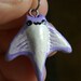 Cute Purple Manta Pendant Charm