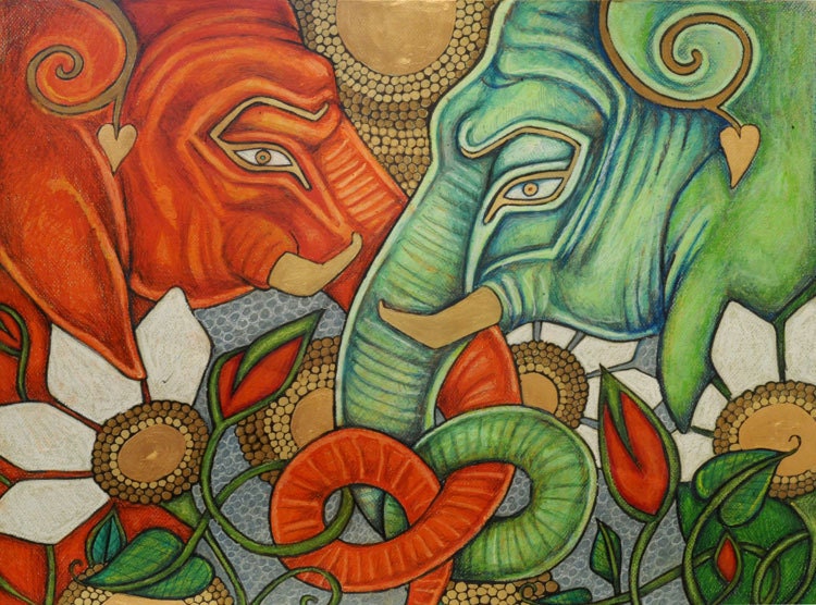 Elephant Animal Art Print - Limited Edition Print