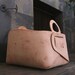 Distressed Leather Storage Tote