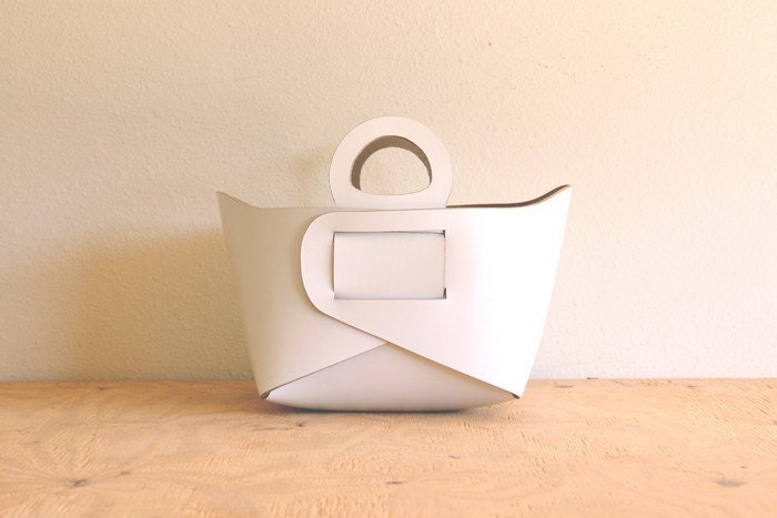 Leather Storage Tote