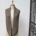 Hand  Knitted  Infinity Scarf Taupe Brown