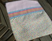 Polka Stripe Burper  SALE
