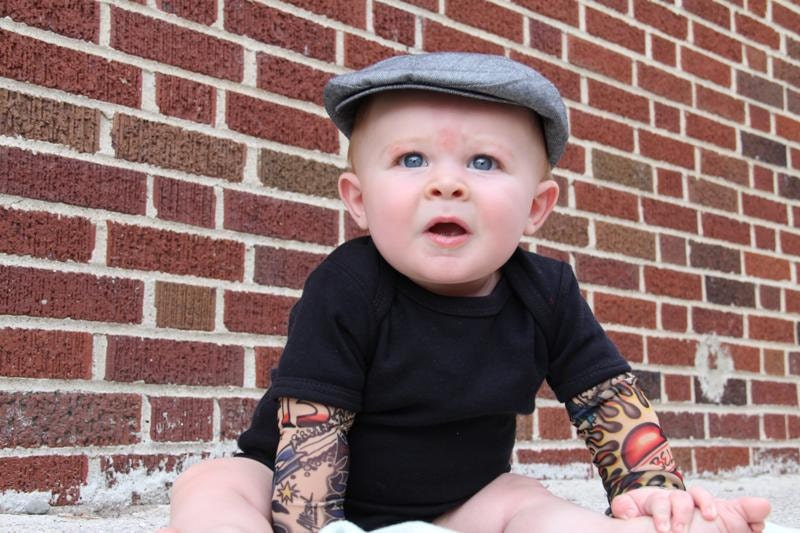 Black Heartbreaker tattoo sleeve onesie or tshirt