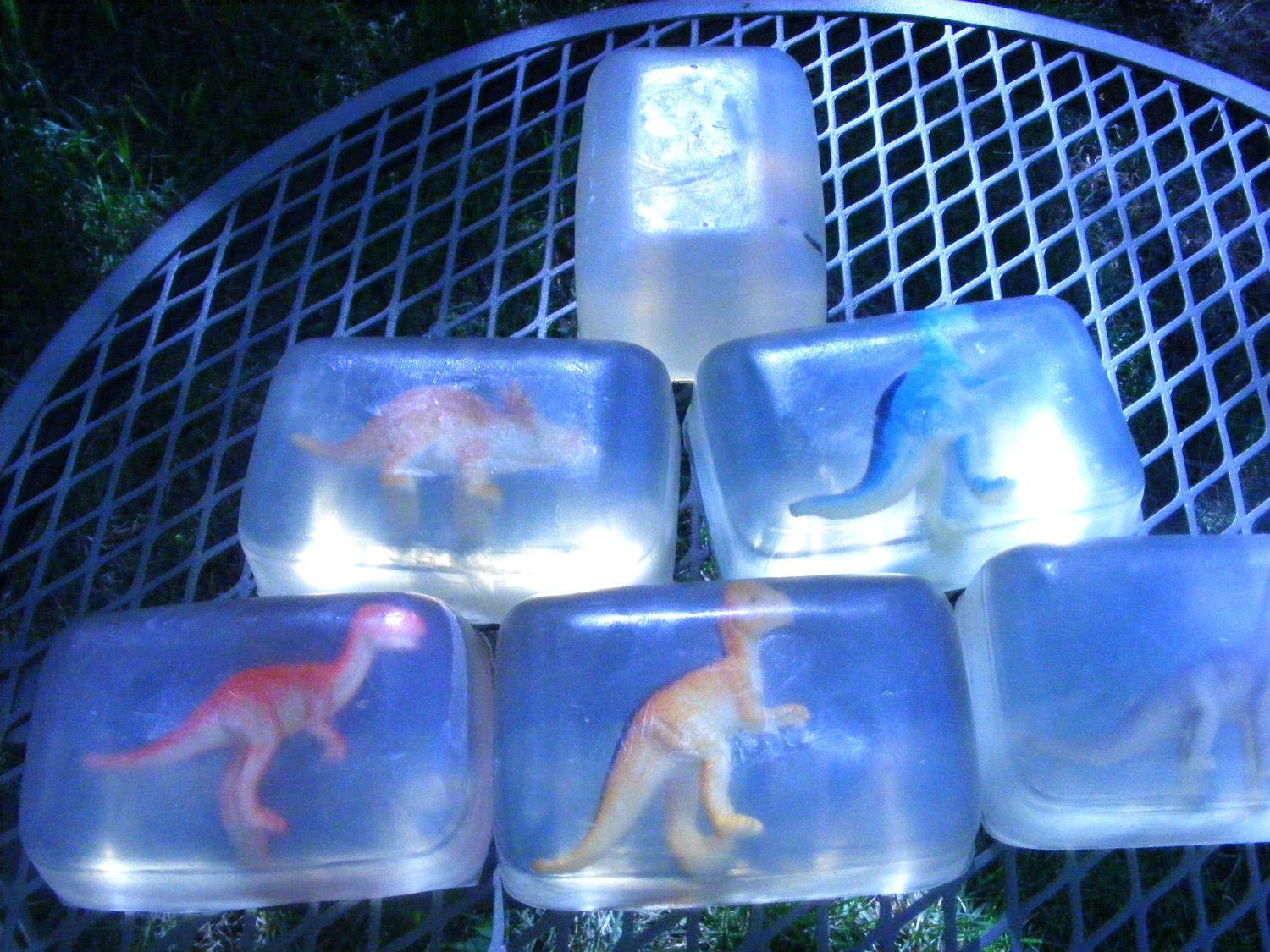 Dinosaur in a Glacier Soap