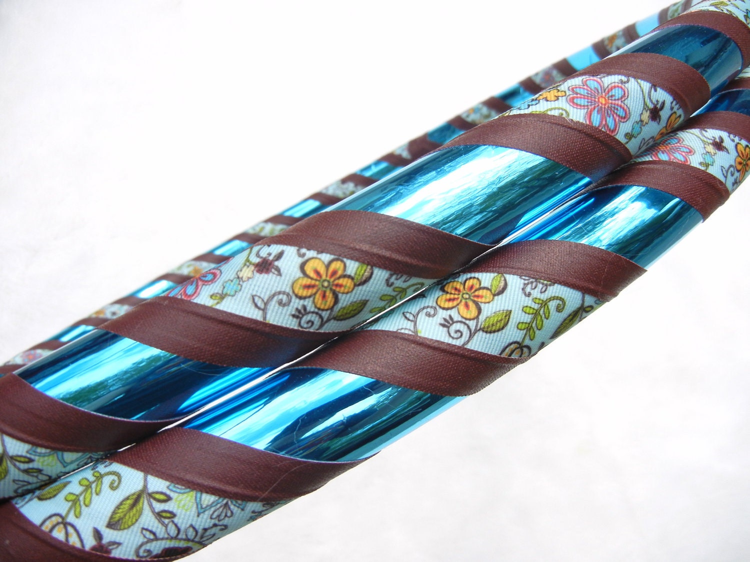 The 'WHIRLED GARDEN' Custom Fabric Travel Hula Hoop. Best Seller.  Made YOUR Way.