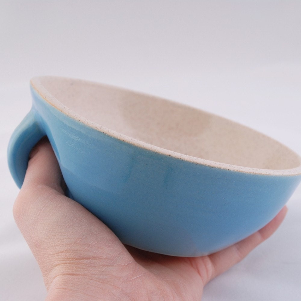 Sky and Oatmeal Soup Bowl