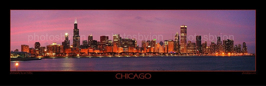 Chicago Skyline Poster