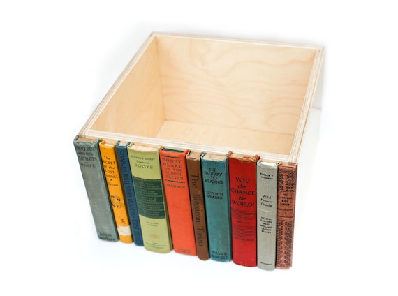 The Original Modern Library Storage Bin, Stylish Storage for your much-loved clutter