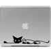 Creeping Cat Laptop Decal