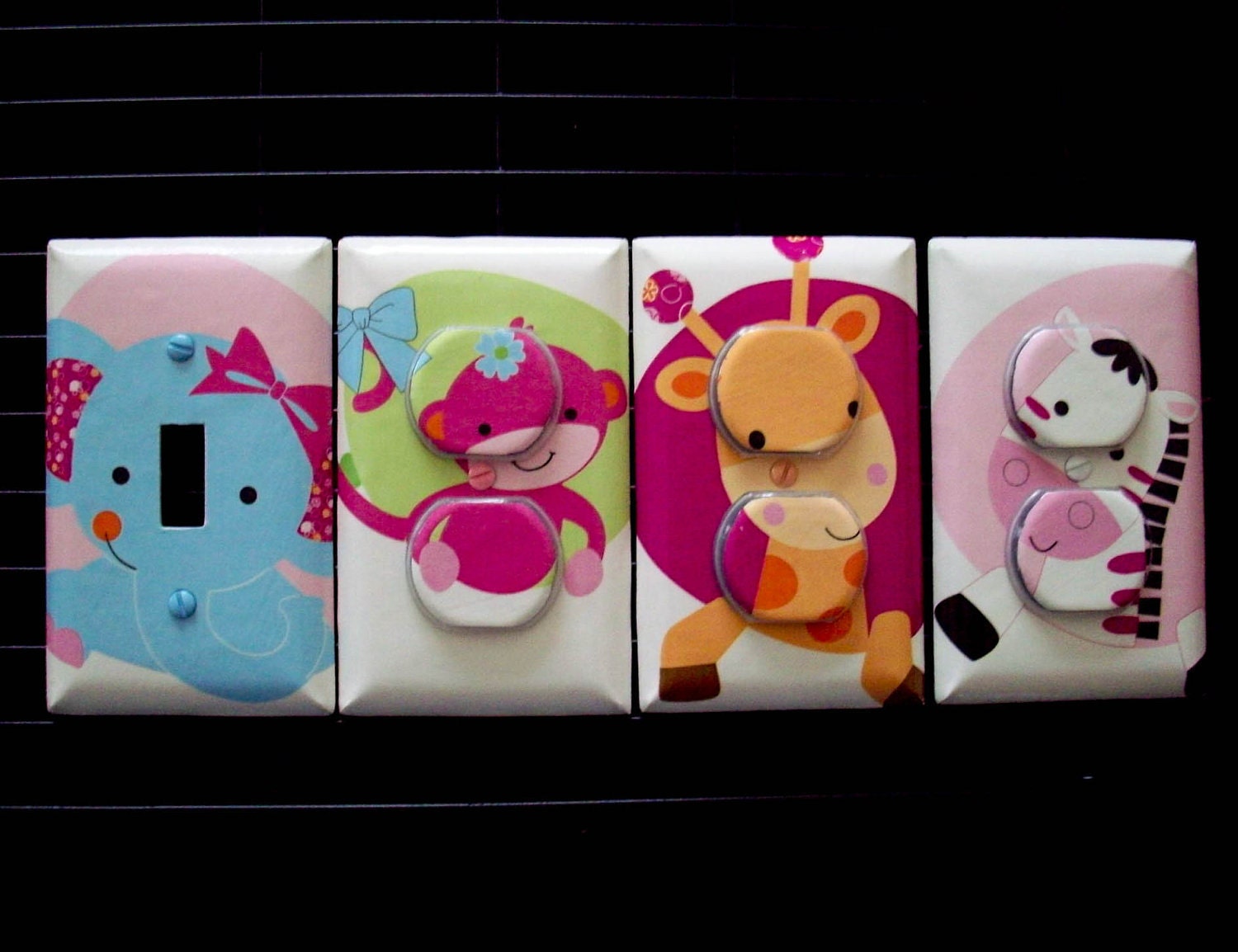 Light Switch Cover, Outlet Covers Tutti Frutti Lambs and Ivy Theme