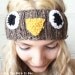 Owl Knit Head Wrap