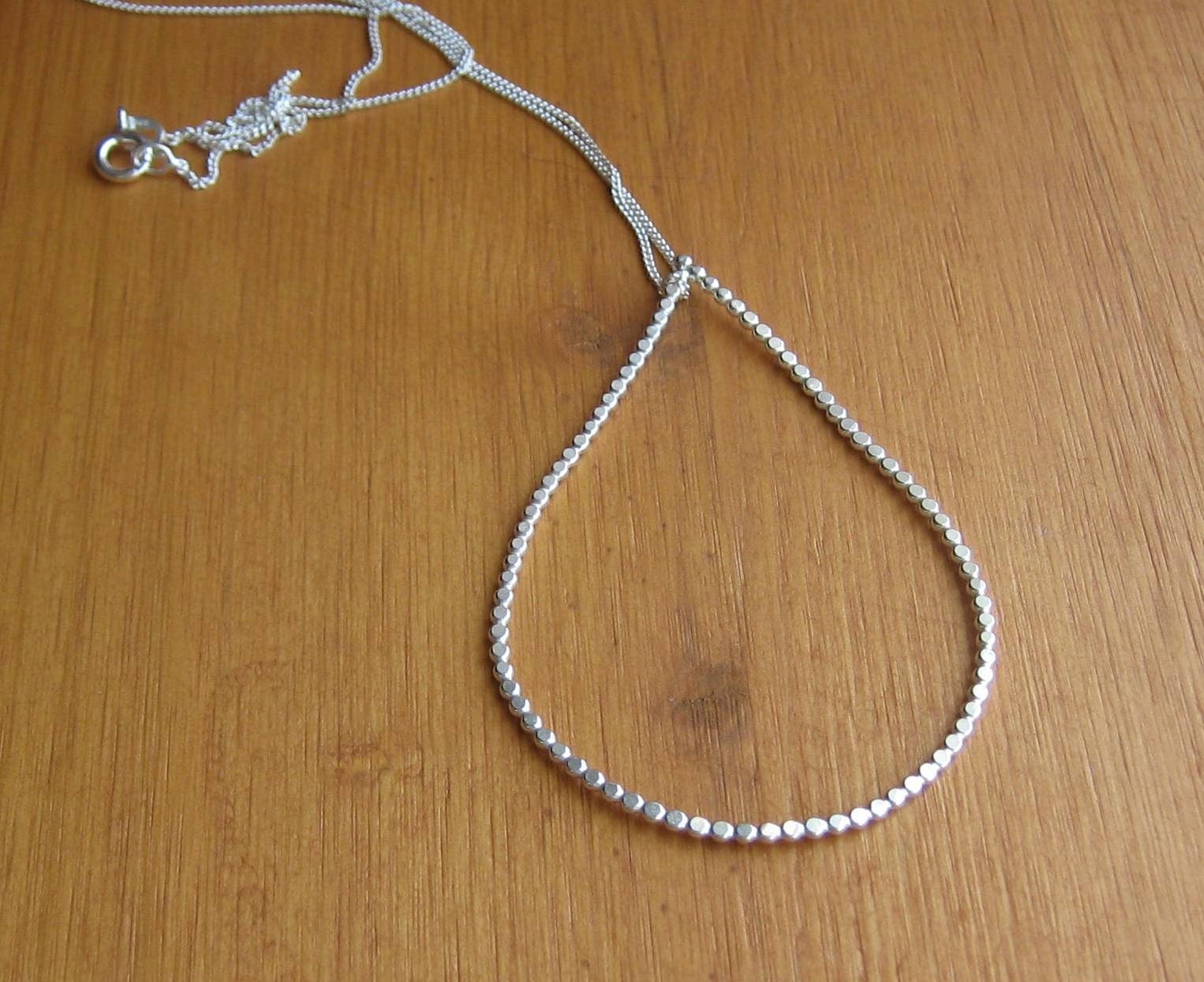 rain drop necklace - HUGE - SALE